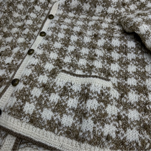 Peruvian Connection Vintage Merino Wool‎ Handknit Cardigan - Picture 7 of 8